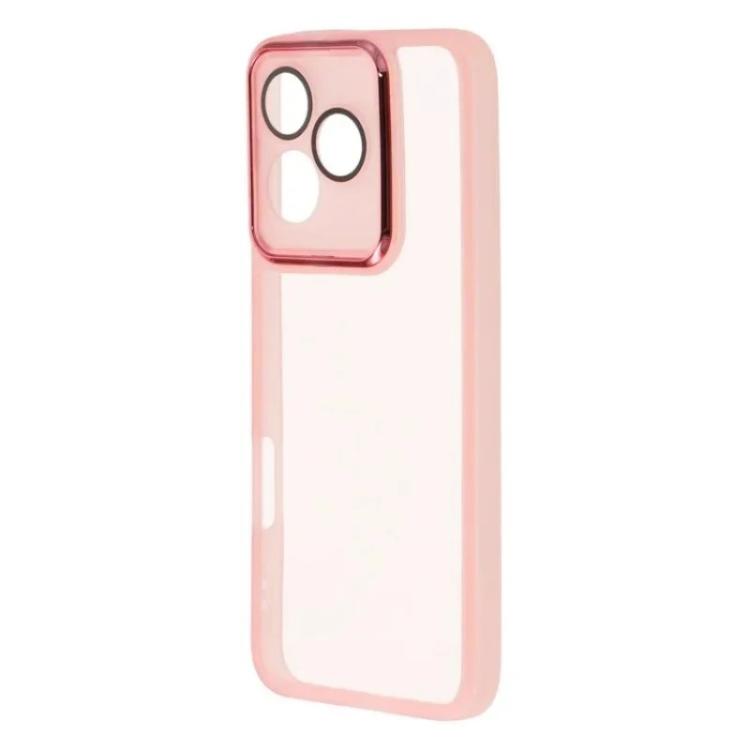 For Honor 400 Lite 5G Global WANLONFENG Electroplated Frame Translucent TPU Phone Case with Screen Film