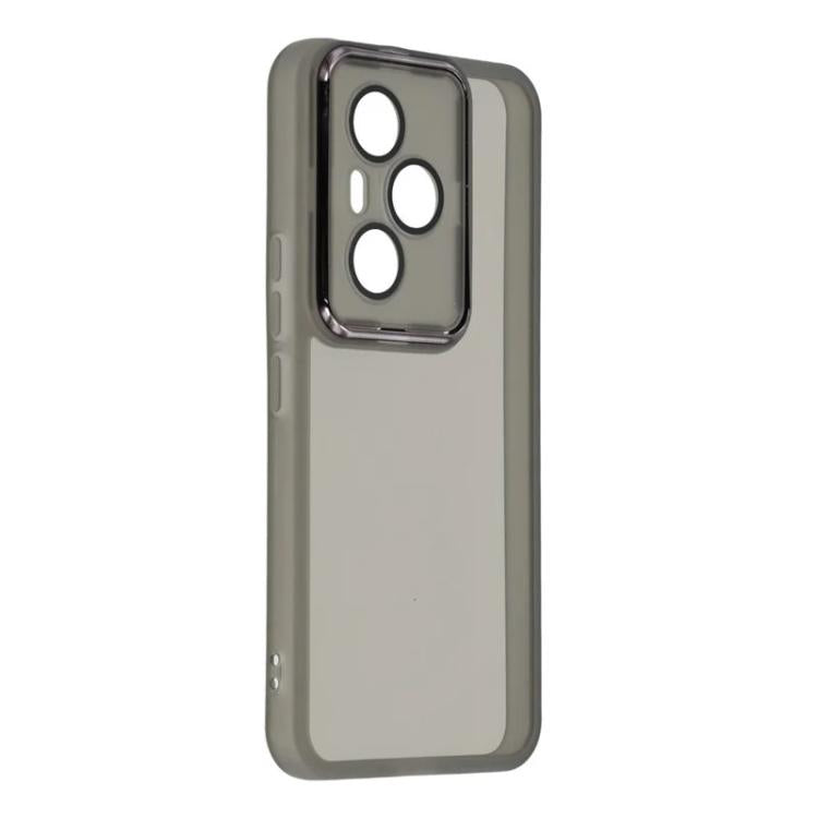 For Honor 400 Pro 5G Global 160.8mm WANLONFENG Electroplated Frame Translucent TPU Phone Case with Screen Film