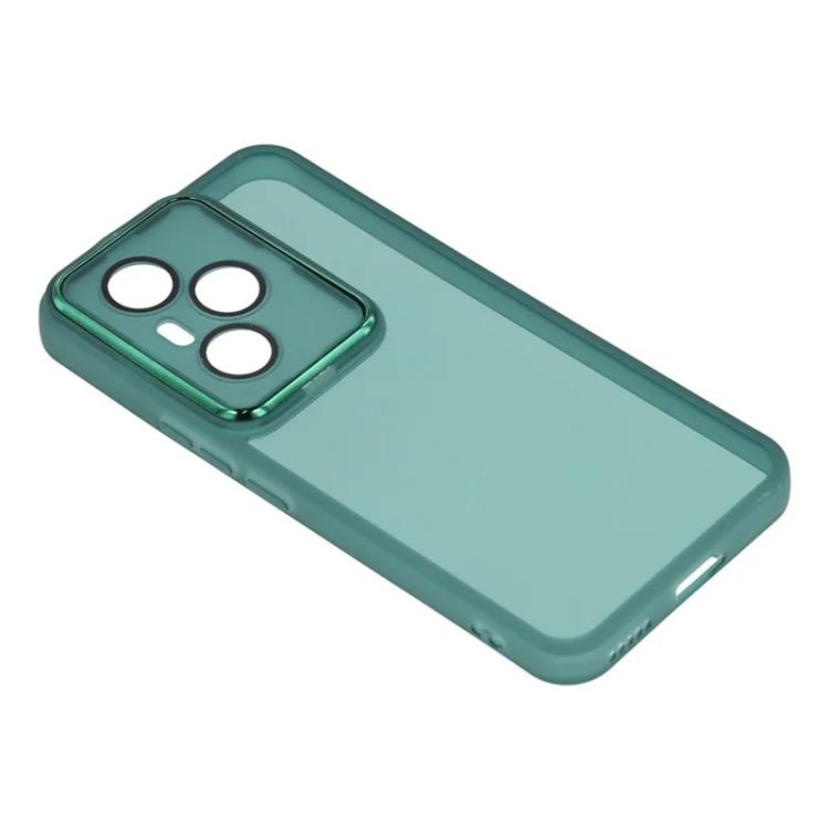 For Honor 400 Pro 5G Global 160.8mm WANLONFENG Electroplated Frame Translucent TPU Phone Case with Screen Film