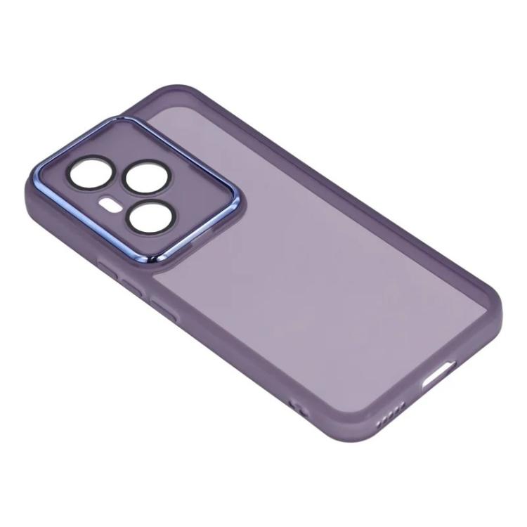 For Honor 400 Pro 5G Global 160.8mm WANLONFENG Electroplated Frame Translucent TPU Phone Case with Screen Film