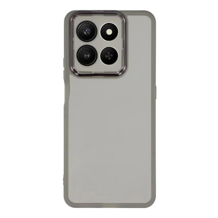 For Honor 400 Smart 5G / 4G / X7d 4G WANLONFENG Electroplated Frame Translucent TPU Phone Case with Screen Film