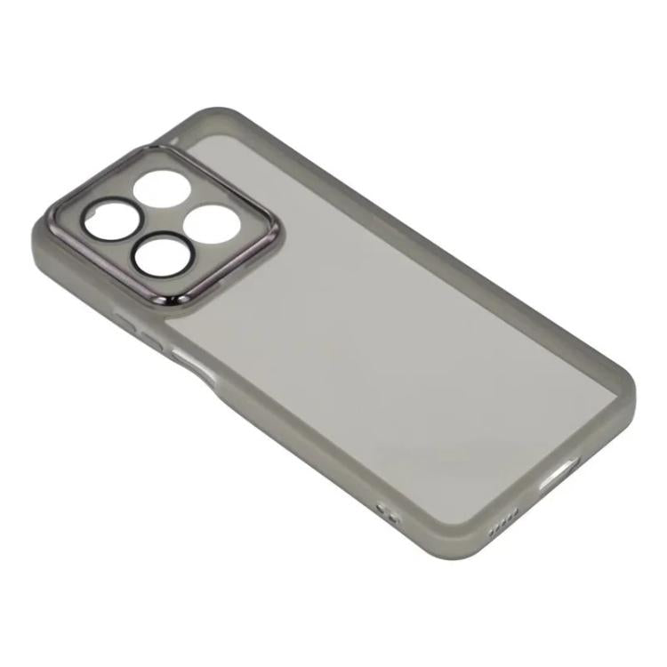 For Honor 400 Smart 5G / 4G / X7d 4G WANLONFENG Electroplated Frame Translucent TPU Phone Case with Screen Film