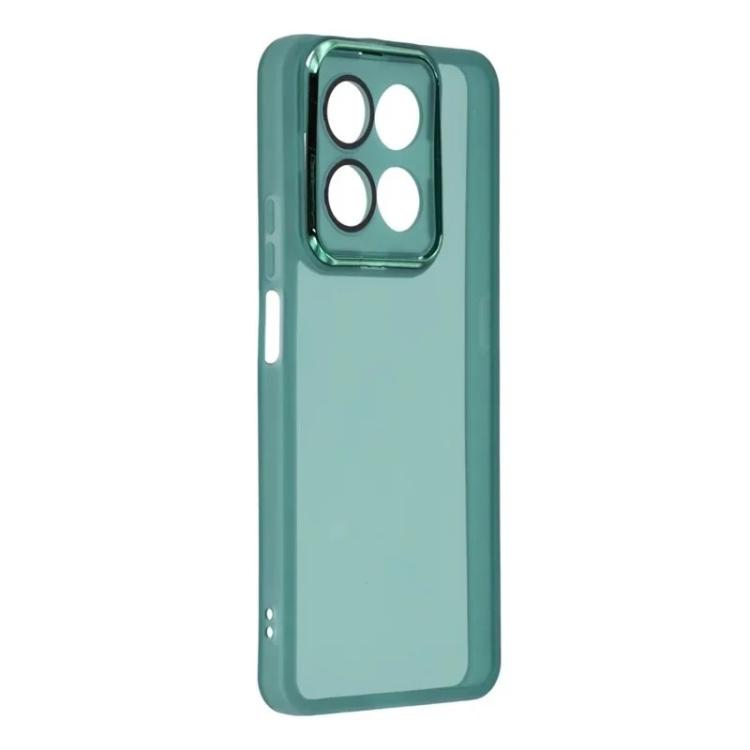 For Honor 400 Smart 5G / 4G / X7d 4G WANLONFENG Electroplated Frame Translucent TPU Phone Case with Screen Film