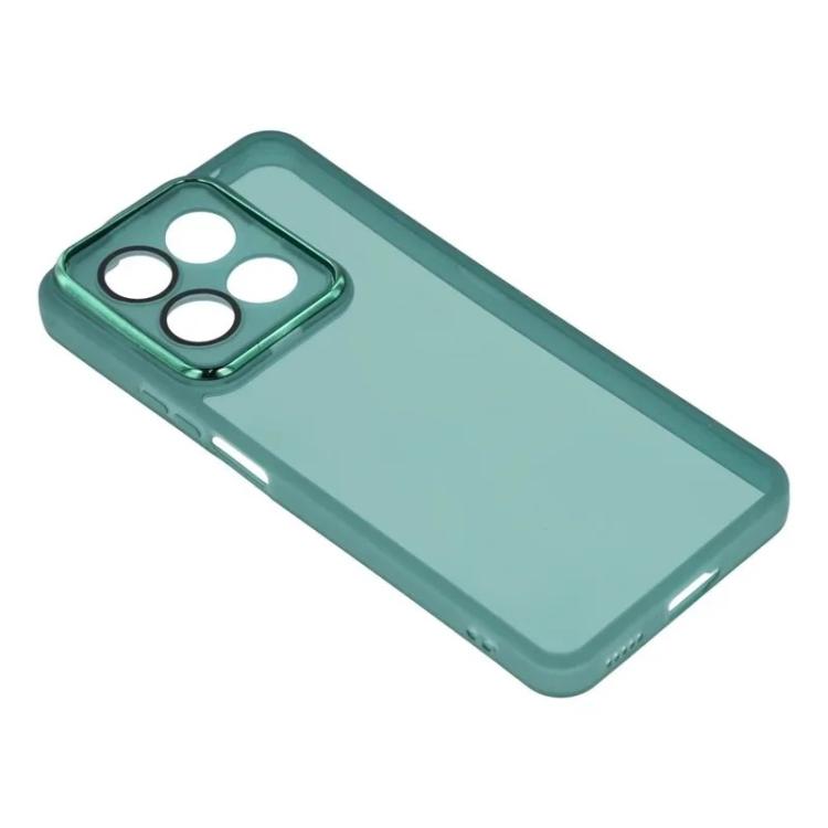 For Honor 400 Smart 5G / 4G / X7d 4G WANLONFENG Electroplated Frame Translucent TPU Phone Case with Screen Film