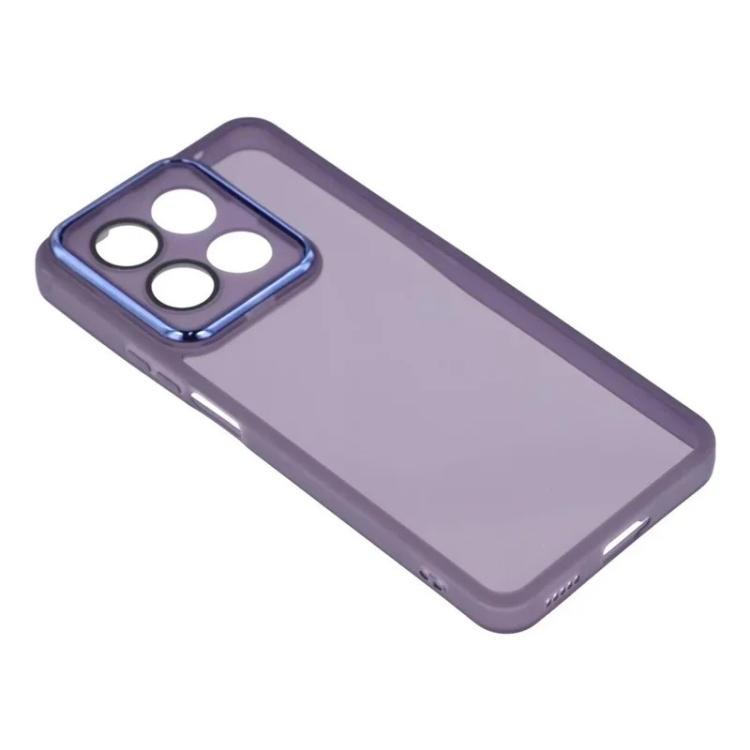 For Honor 400 Smart 5G / 4G / X7d 4G WANLONFENG Electroplated Frame Translucent TPU Phone Case with Screen Film