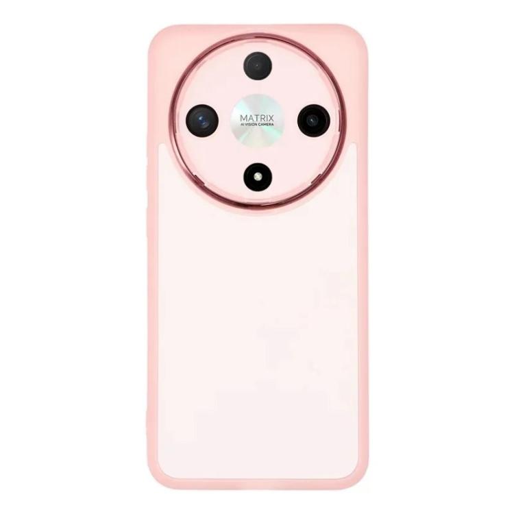 For Honor Magic8 Lite / X9d / X70 5G WANLONFENG Electroplated Frame Translucent TPU Phone Case with Screen Film