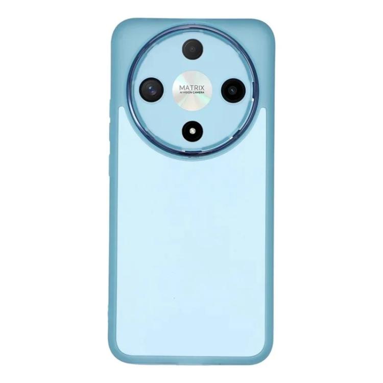 For Honor Magic8 Lite / X9d / X70 5G WANLONFENG Electroplated Frame Translucent TPU Phone Case with Screen Film