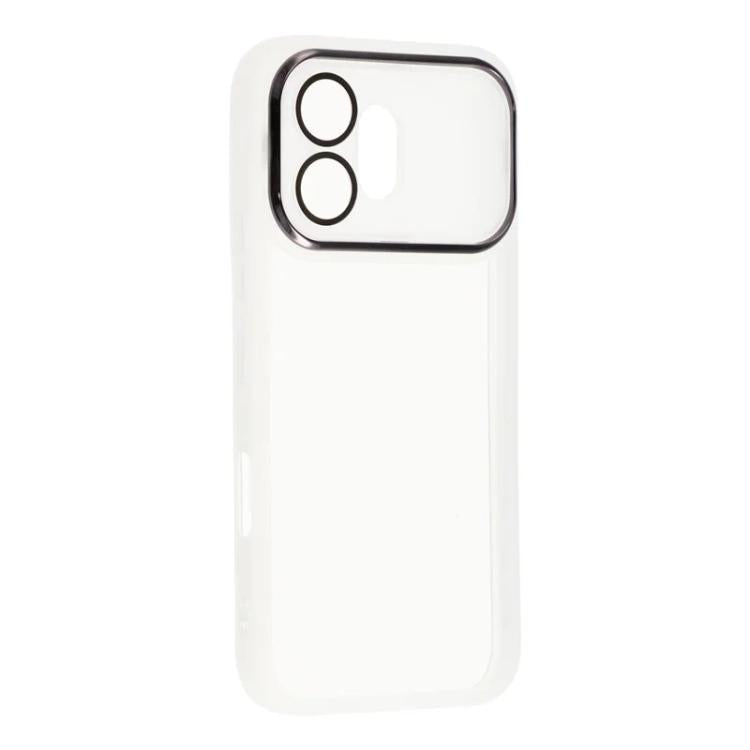 For Honor 600 Global WANLONFENG Electroplated Frame Translucent TPU Phone Case with Screen Film