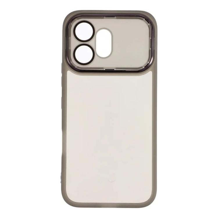For Honor 600 Global WANLONFENG Electroplated Frame Translucent TPU Phone Case with Screen Film