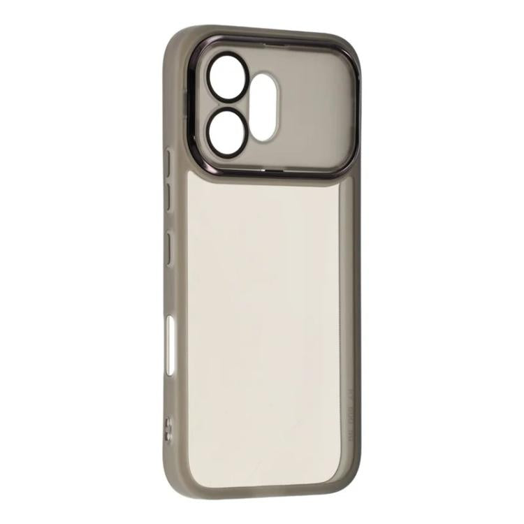 For Honor 600 Global WANLONFENG Electroplated Frame Translucent TPU Phone Case with Screen Film