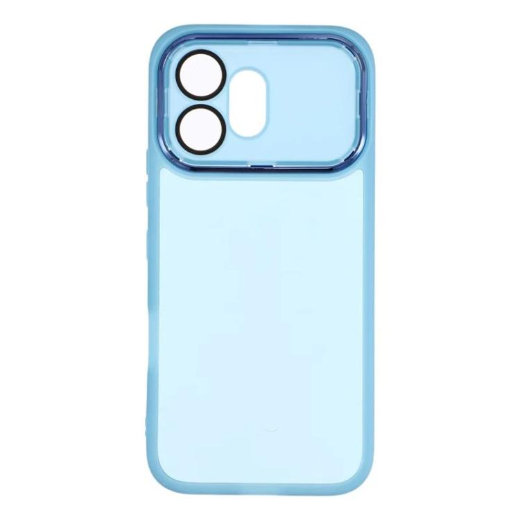 For Honor 600 Global WANLONFENG Electroplated Frame Translucent TPU Phone Case with Screen Film