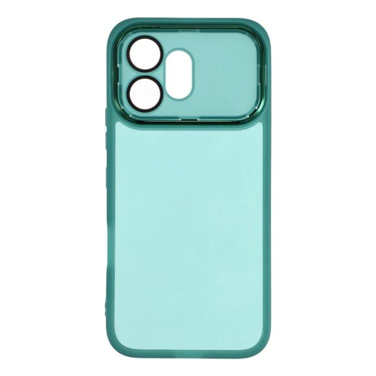 For Honor 600 Global WANLONFENG Electroplated Frame Translucent TPU Phone Case with Screen Film
