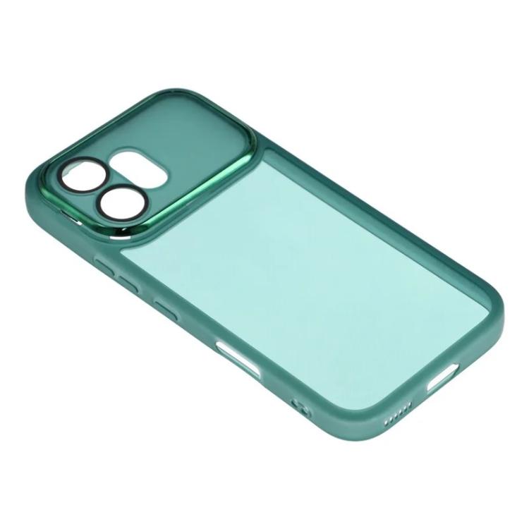 For Honor 600 Global WANLONFENG Electroplated Frame Translucent TPU Phone Case with Screen Film