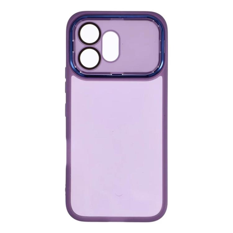 For Honor 600 Global WANLONFENG Electroplated Frame Translucent TPU Phone Case with Screen Film