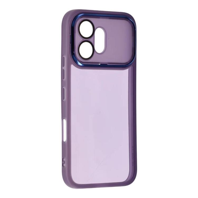For Honor 600 Global WANLONFENG Electroplated Frame Translucent TPU Phone Case with Screen Film