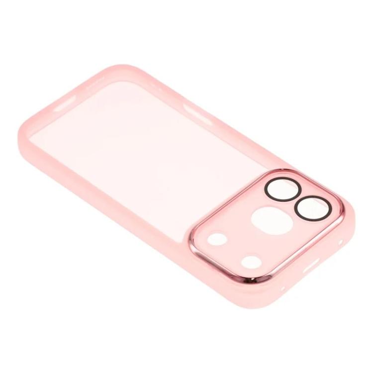 For Honor 600 Pro Global WANLONFENG Electroplated Frame Translucent TPU Phone Case with Screen Film