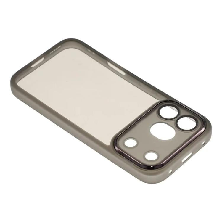 For Honor 600 Pro Global WANLONFENG Electroplated Frame Translucent TPU Phone Case with Screen Film