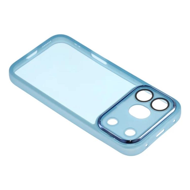 For Honor 600 Pro Global WANLONFENG Electroplated Frame Translucent TPU Phone Case with Screen Film