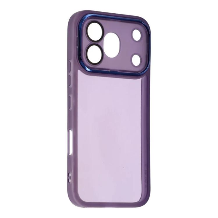 For Honor 600 Pro Global WANLONFENG Electroplated Frame Translucent TPU Phone Case with Screen Film