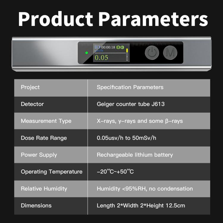 NT10 Portable Nuclear Radiation Detector