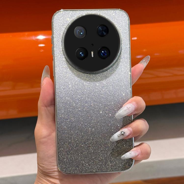 For  Huawei Mate 70 Frosted Star Electroplated Frame Glitter Powder Phone Case