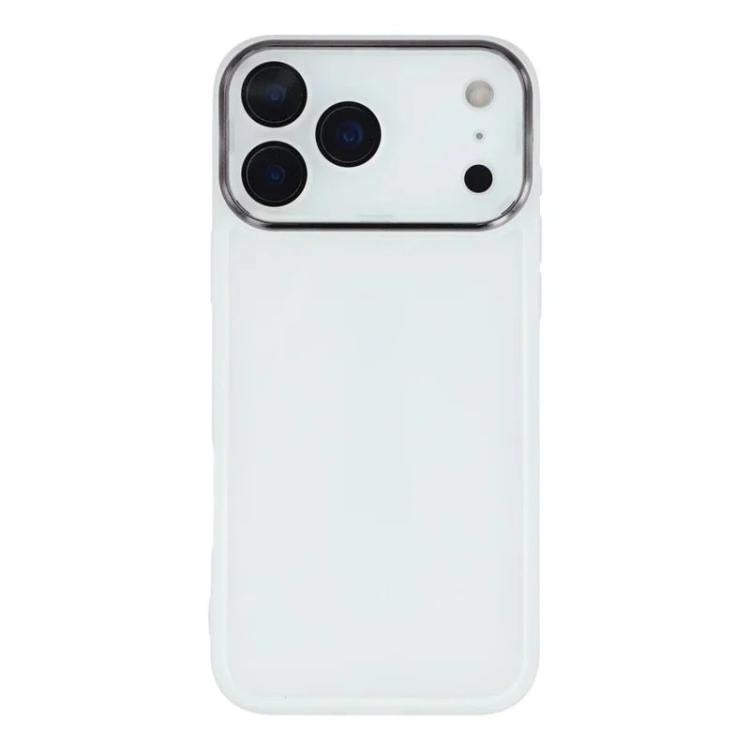 For iPhone 17 Pro Max WANLONFENG Electroplated Frame Translucent TPU Phone Case with Screen Film