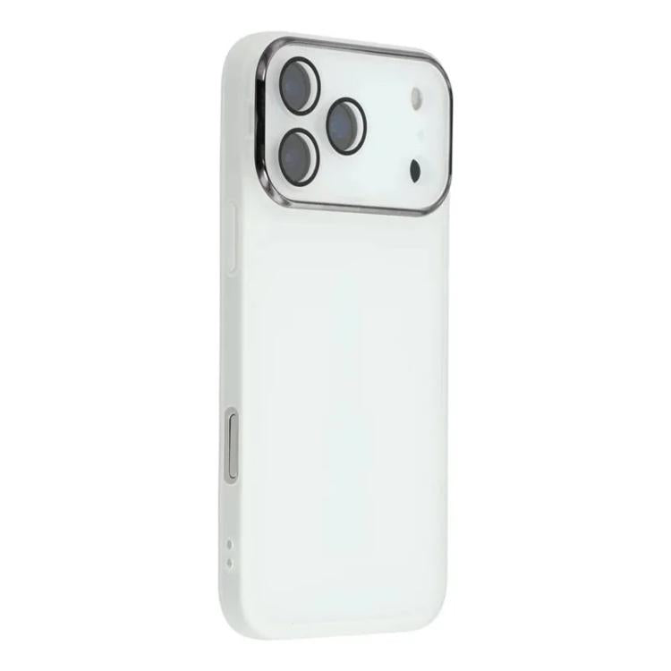 For iPhone 17 Pro Max WANLONFENG Electroplated Frame Translucent TPU Phone Case with Screen Film
