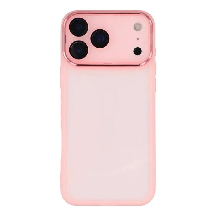 For iPhone 17 Pro Max WANLONFENG Electroplated Frame Translucent TPU Phone Case with Screen Film