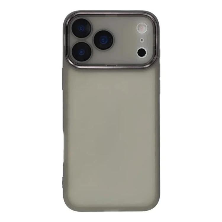 For iPhone 17 Pro Max WANLONFENG Electroplated Frame Translucent TPU Phone Case with Screen Film