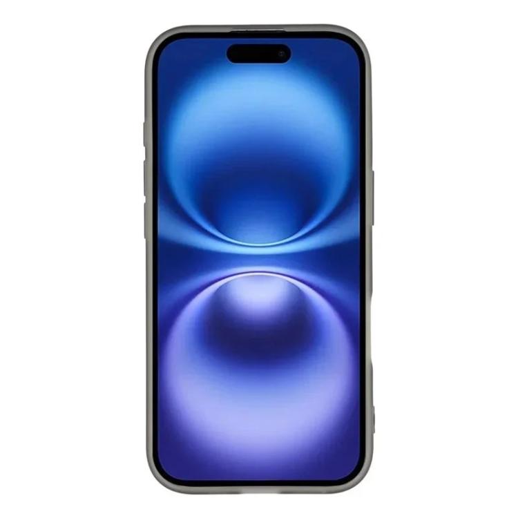 For iPhone 17 WANLONFENG Electroplated Frame Translucent TPU Phone Case with Screen Film