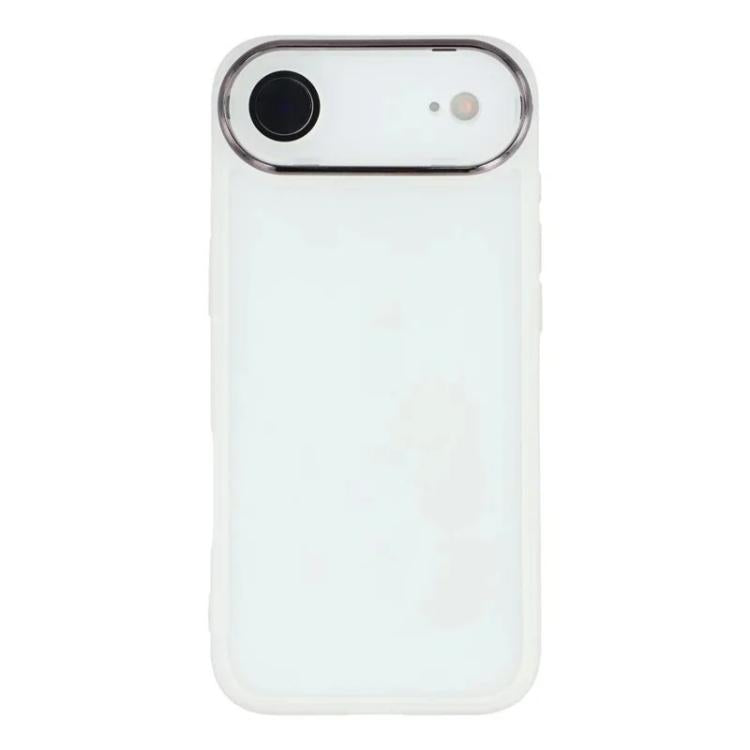 For iPhone Air WANLONFENG Electroplated Frame Translucent TPU Phone Case with Screen Film