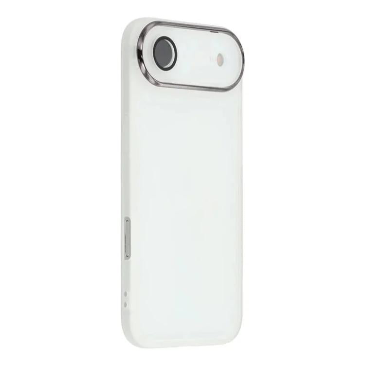For iPhone Air WANLONFENG Electroplated Frame Translucent TPU Phone Case with Screen Film