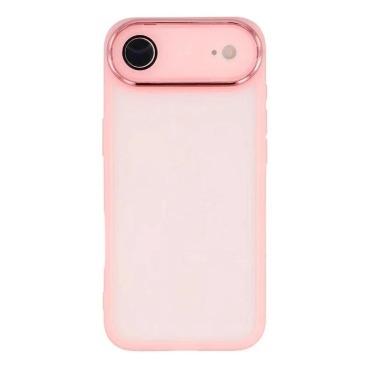 For iPhone Air WANLONFENG Electroplated Frame Translucent TPU Phone Case with Screen Film