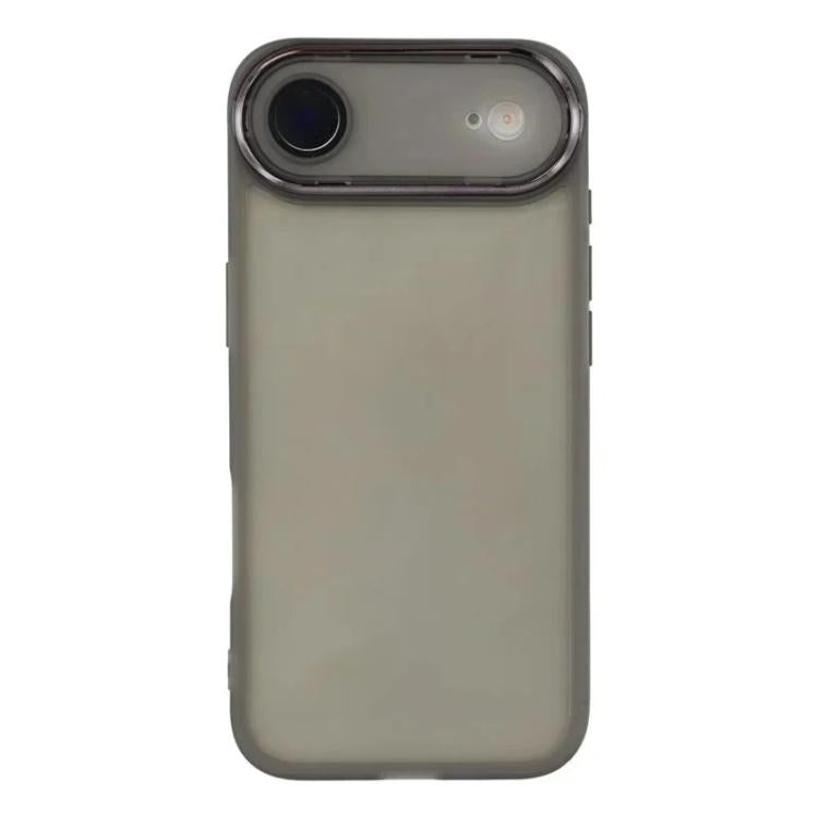 For iPhone Air WANLONFENG Electroplated Frame Translucent TPU Phone Case with Screen Film