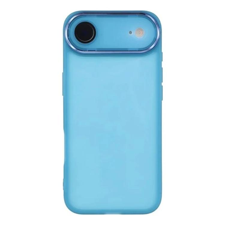 For iPhone Air WANLONFENG Electroplated Frame Translucent TPU Phone Case with Screen Film