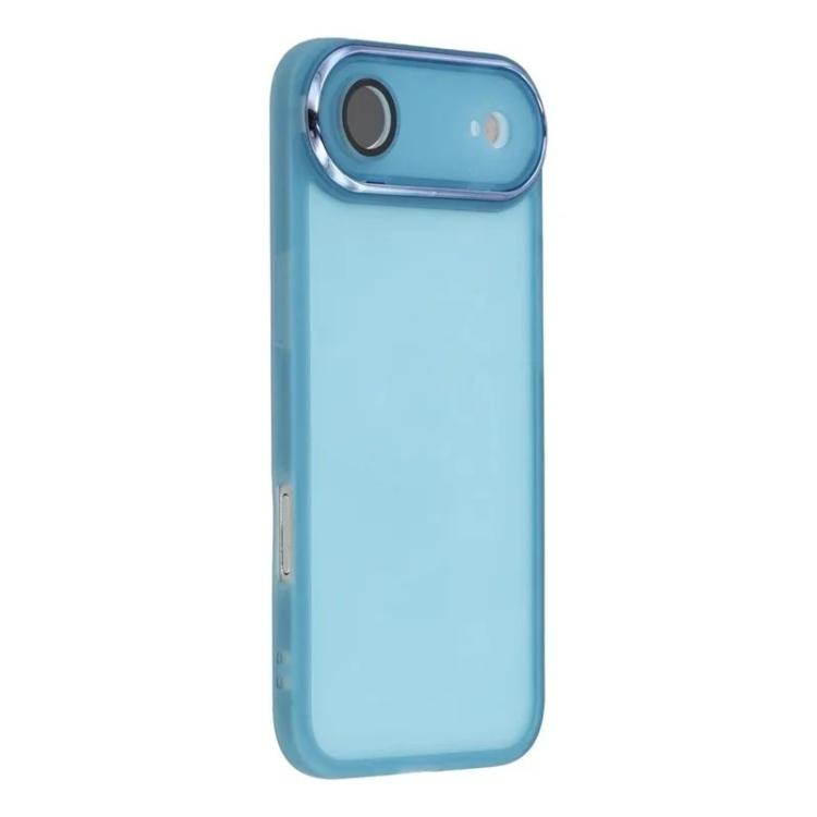 For iPhone Air WANLONFENG Electroplated Frame Translucent TPU Phone Case with Screen Film