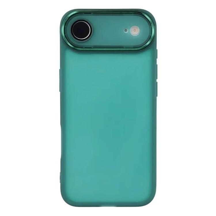 For iPhone Air WANLONFENG Electroplated Frame Translucent TPU Phone Case with Screen Film