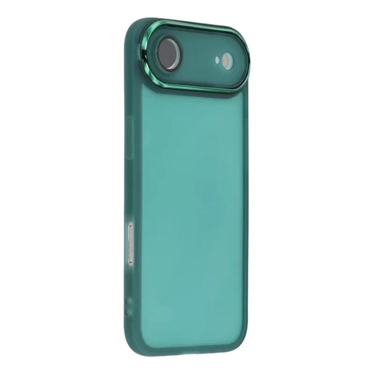 For iPhone Air WANLONFENG Electroplated Frame Translucent TPU Phone Case with Screen Film