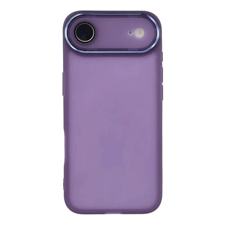 For iPhone Air WANLONFENG Electroplated Frame Translucent TPU Phone Case with Screen Film