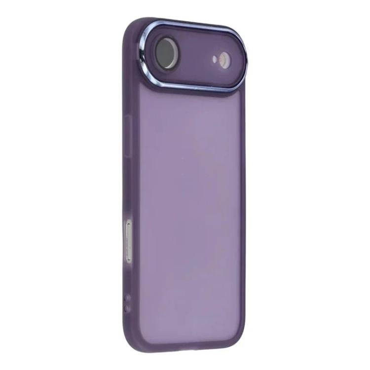 For iPhone Air WANLONFENG Electroplated Frame Translucent TPU Phone Case with Screen Film