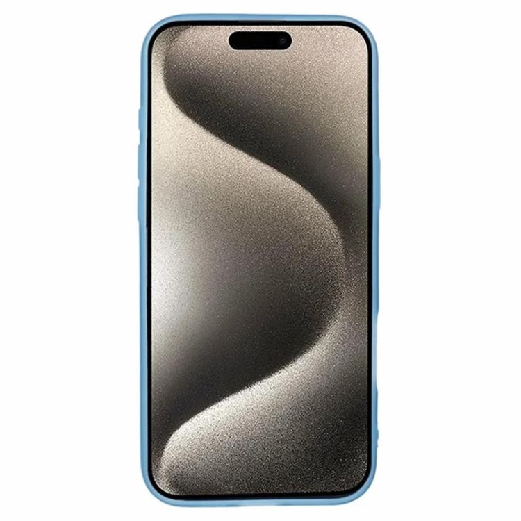 For iPhone 16 Pro Max WANLONFENG Electroplated Frame Translucent TPU Phone Case with Screen Film