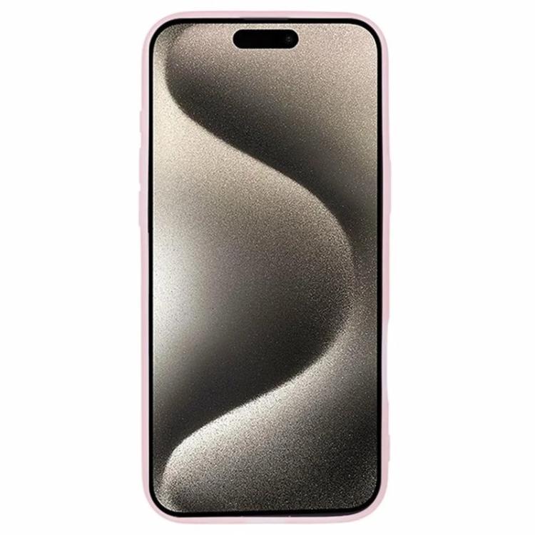 For iPhone 16 Pro WANLONFENG Electroplated Frame Translucent TPU Phone Case with Screen Film