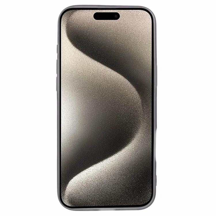 For iPhone 16 Pro WANLONFENG Electroplated Frame Translucent TPU Phone Case with Screen Film