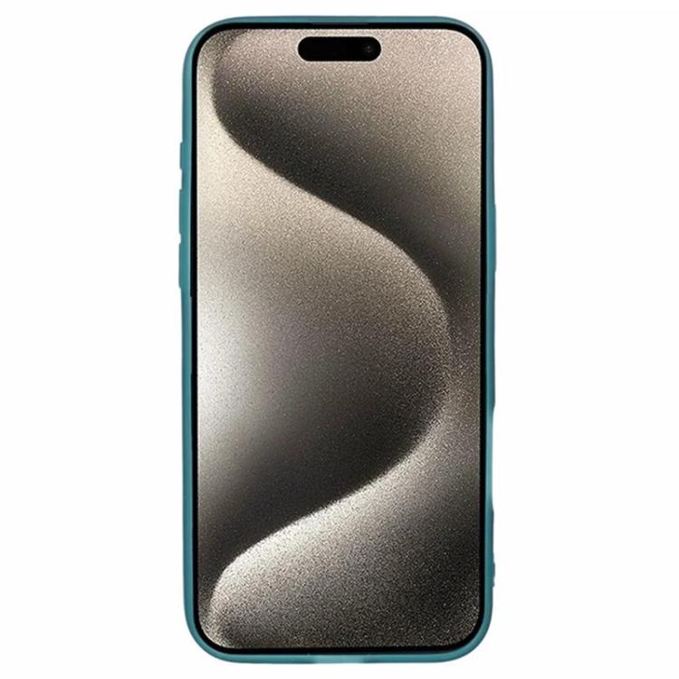 For iPhone 16 Pro WANLONFENG Electroplated Frame Translucent TPU Phone Case with Screen Film