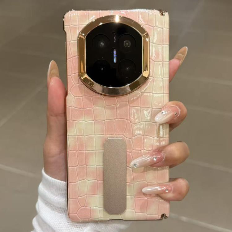 For Huawei Mate X7 Bamboo Knot Pattern Rotating Stand Shockproof Phone Case