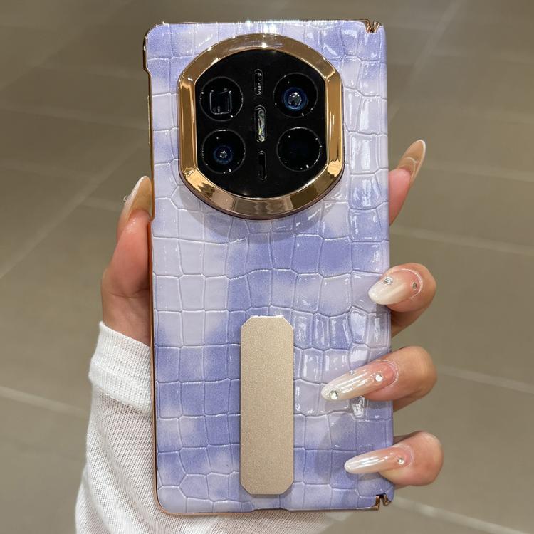 For Huawei Mate X6 Bamboo Knot Pattern Rotating Stand Shockproof Phone Case