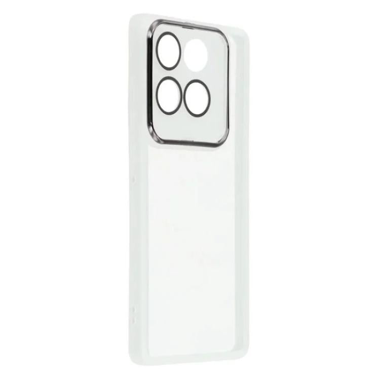 For Motorola Edge 60 Fusion / 60 5G WANLONFENG Electroplated Frame Translucent TPU Phone Case with Screen Film