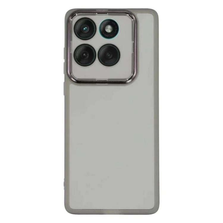 For Motorola Edge 60 Fusion / 60 5G WANLONFENG Electroplated Frame Translucent TPU Phone Case with Screen Film