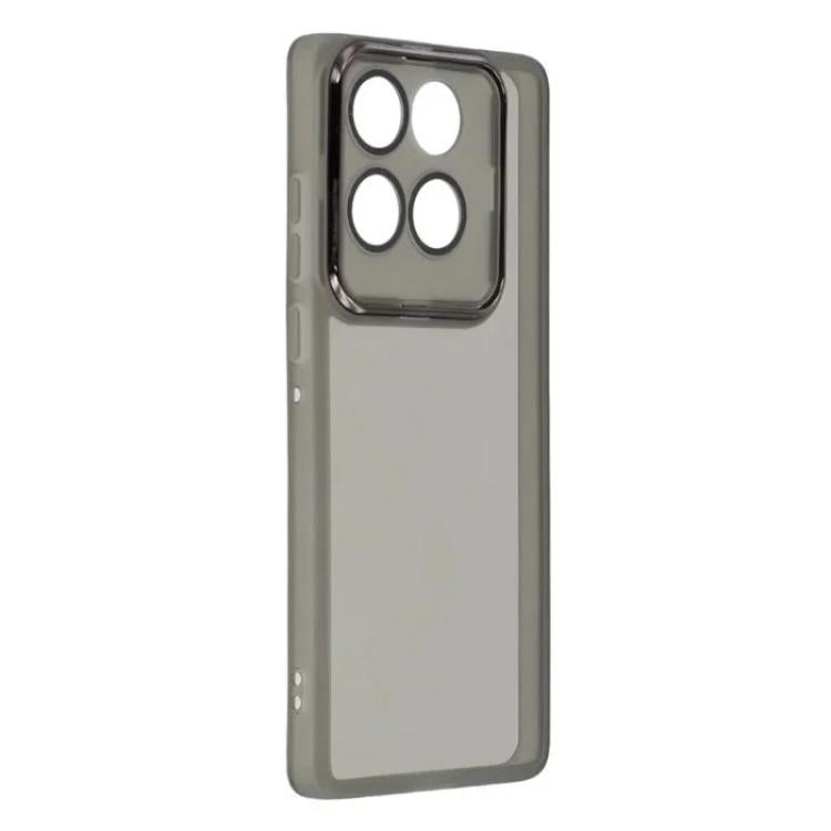 For Motorola Edge 60 Fusion / 60 5G WANLONFENG Electroplated Frame Translucent TPU Phone Case with Screen Film