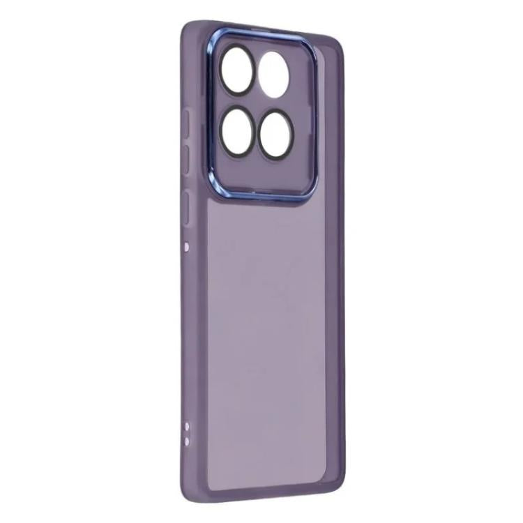 For Motorola Edge 60 Fusion / 60 5G WANLONFENG Electroplated Frame Translucent TPU Phone Case with Screen Film